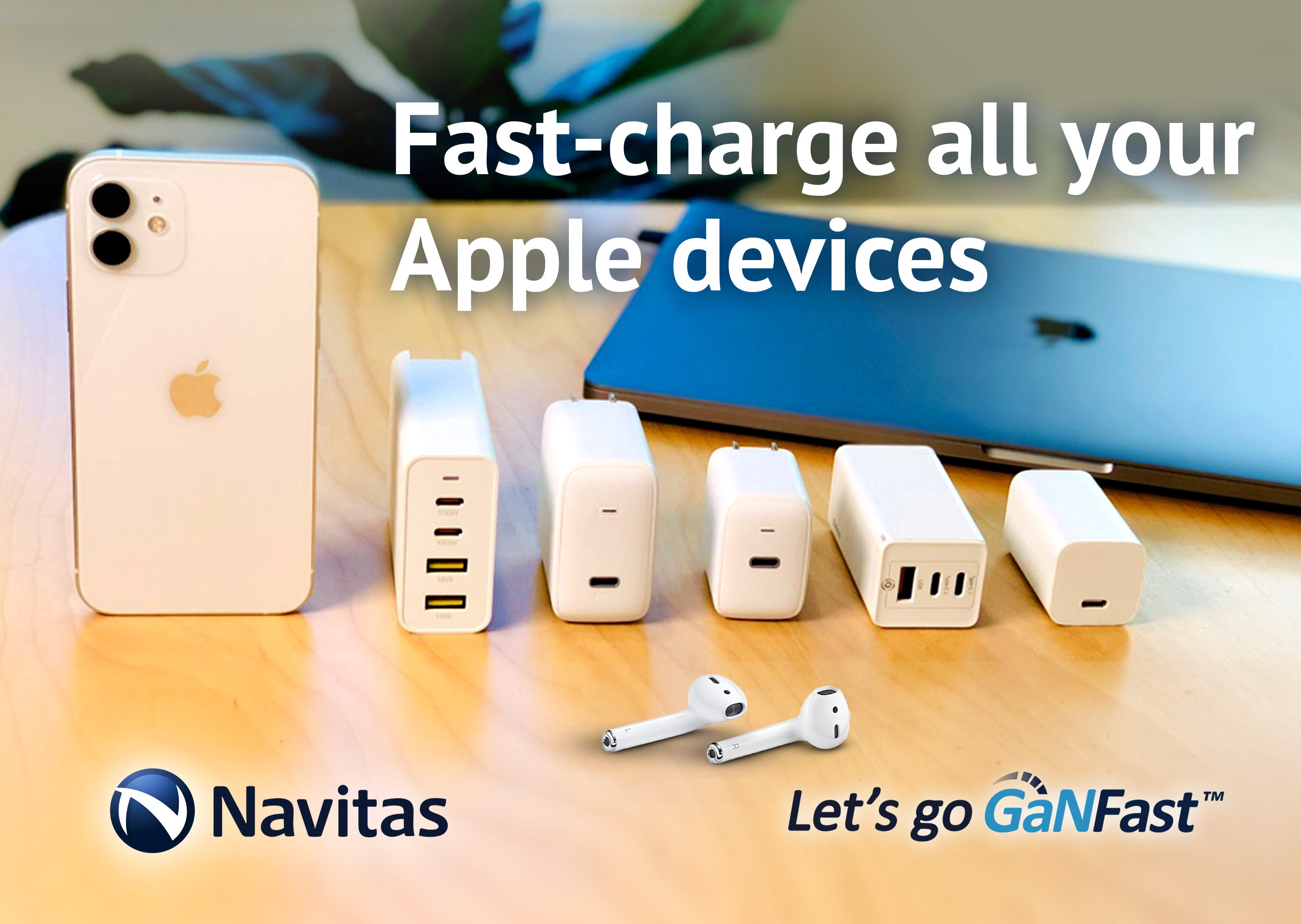 GaNFast Chargers Enable Apple iPhone 12 HighSpeed Charging Compatibility